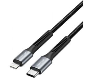 Cable Usb-c A Lightning Trenzado 1 M Negro Vention