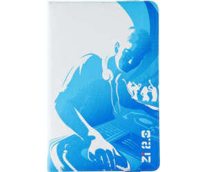 Ziron ZR112 funda para tablet 20,3 cm (8") Folio Azul, Blanco