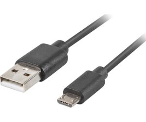 Cable micro usb a usb 2.0 lanberg 3m -  macho - macho -  negro