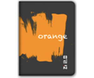 Ziron ZX004 funda para tablet 17,8 cm (7") Folio Negro, Naranja