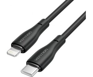 Cable Usb-c A Lightning 1 M Negro Vention