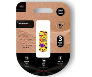 Pendrive 16GB Tech One Tech Emoji collage USB 2.0