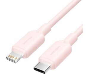 Cable 2.0 Usb-c A Lightning 1 M Rosa Vention