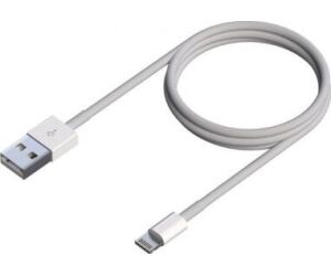 Cable USB 2.0 Lightning Aisens A102-0542/ USB Macho - Lightning Macho/ Hasta 2.5W/ 60Mbps/ 50cm/ Blanco