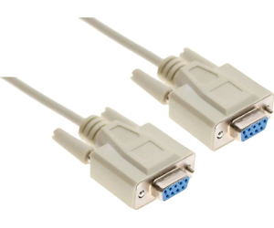 Nanocable CABLE SERIE NULL MODEM, DB9/H-DB9/H, 1.8 M