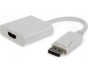 Cable Adaptador Gembird Displayport Macho A Hdmi Hembra Blanco