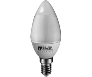 Bombilla led silver electronic eco vela 5w=57w -  e14 -  6000k -  436 lm -  160 -  luz fria -  a+