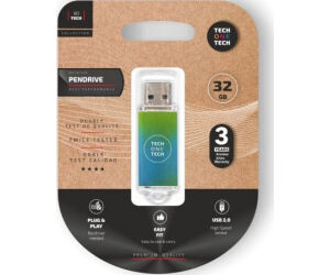 Pendrive 32GB Tech One Tech Be Ocean USB 2.0/ Verde Degradado