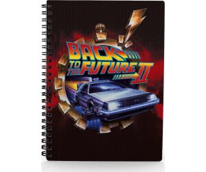 Libreta efecto 3d poster bttf 2 regreso al futuro