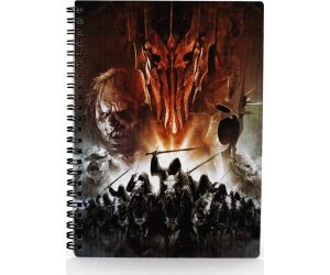 Libreta efecto 3d sd toys el seor de los anillos ejercito de mordor