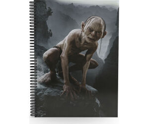 Libreta efecto 3d gollum el seor de los anillos