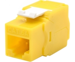 WP Keystone Cat. 6a UTP RJ45/Hembra Amarillo