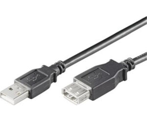 CABLE ALARGADOR USB EWENT USB-A MACHO USB-A HEMBRA 1,8m