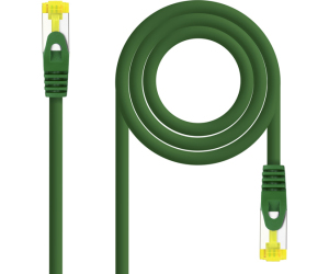 Cable De Red Latiguillo Rj45 Sftp Cat6a Awg26 1 M Verde Nanocable