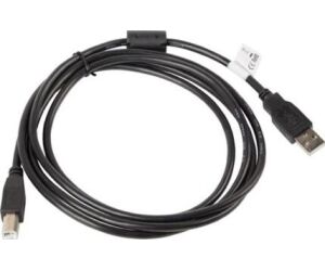 Cable impresora lanberg usb a -  usb b macho - macho ferrita negro 3 m