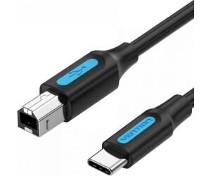 Cable Usb 2.0 Impresora Tipo Usb A/m Usb-c/m 1.5 M Negro Vention