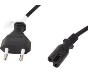 Cable de alimentacion lanberg ocho cee 7 - 16 a iec320 c7 1.8m