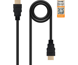 Cable de vdeo HDMI 2.0 4K-HDMI M/M 2m. Negro