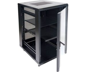 ARMARIO DE SUELO RACK 19'' 22U 600x600 PUERTA PERFORADA