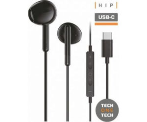 Auriculares Intrauditivos Tech One Tech earTECH TEC1302/ con Micrfono/ USB Tipo-C/ Negros