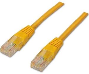 Cable CAT5E UTP moldeado 0,5m Naranja