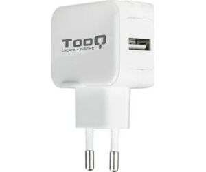 Cargador Pared Automatico 1xusb 5v 2.4a Blanco Tooq