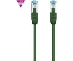 Cable De Red Latiguillo 600mhz Lszh Sftp Pimf Cat7 Awg26 1 M Verde Nanocable