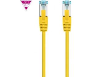 Cable De Red Latiguillo 600mhz Lszh Sftp Pimf Cat7 Awg26 1 M Amarillo Nanocable