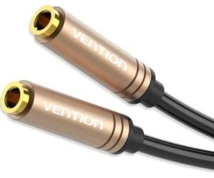 Cable Estreo Vention BFABY/ Jack 3.5 Hembra - Jack 3.5 Hembra/ 30cm/ Oro Rosado