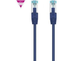 Cable De Red Latiguillo 600mhz Lszh Sftp Pimf Cat7 Awg26 1 M Azul Nanocable