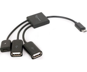 Cable Adaptador Gembird Otg- 2 Usb