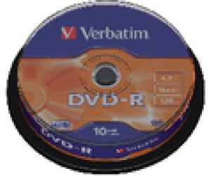 DVD-R Verbatim Advanced AZO 16X/ Tarrina-10uds