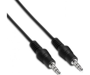 Cable Estreo Aisens A128-0143/ Jack 3.5 Macho - Jack 3.5 Macho/ Hasta 0.1W/ 3m/ Negro