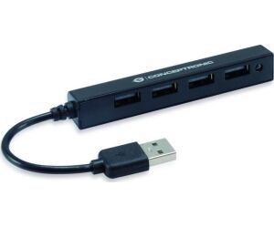 Hub usb 2.0 conceptronic hubbies05b 4 puertos