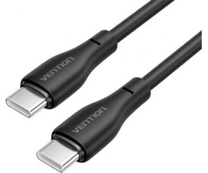 Cable USB Tipo-C Vention H27BF/ USB Tipo-C Macho - USB Tipo-C Macho/ 60W/ 480Mbps/ 1m/ Negro