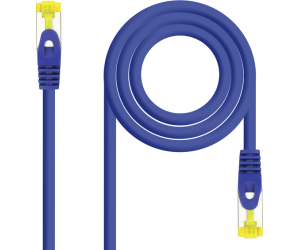 Cable De Red Latiguillo Rj45 Sftp Cat6a Awg26 1 M Azul Nanocable