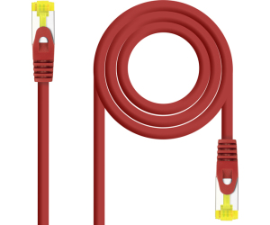 Cable De Red Latiguillo Rj45 Sftp Cat6a Awg26 1 M Rojo Nanocable