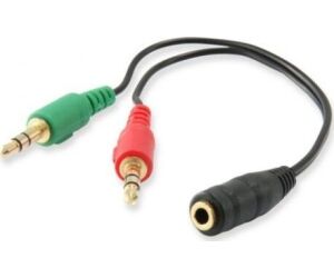 Cable audio equip jack 3.5mm hembra a 2 jack 3.5mm macho