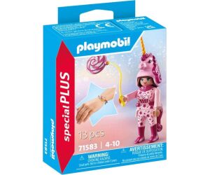 Playmobil nia con traje de unicornio