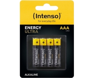 Intenso Pila Alcalina energy ultra AAALR03 Pack-4