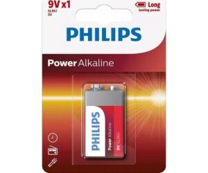 Pila Alcalina Philips 6LR61P1B/10/ 9V