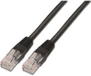 Cable Red Aisens Latiguillo Rj45 Cat.6 Utp Awg24 Negro 2.0m