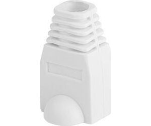 Funda protectora lanberg plb - 1000 - w para conector rj45 pack de 100 unidades blanco