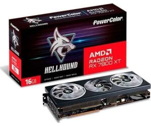 Tarjeta grafica powercolor amd radeon rx 7800 xt hellhound 16gb gddr6