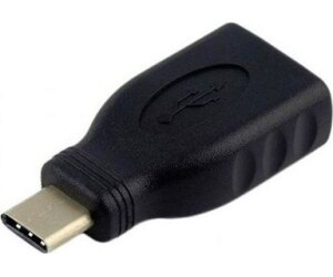 Adaptador USB 3.1 Tipo-C Aisens A108-0323/ USB Tipo-C Macho - USB Hembra