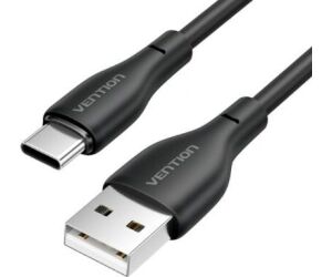 Cable Usb-a A Usb-c 1 M Negro Vention