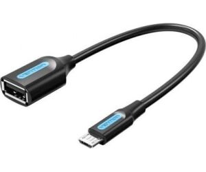 Cable Usb 2.0 Micro Usb/m A Usb-a/h 0.15 M Negro Vention