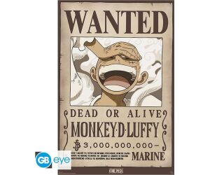 Poster gb eye maxi one piece wanted luffy wano gear 5