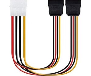 Cable De Alimentacion Sata  2 Conectores Nanocable