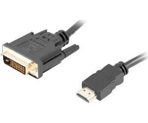 Cable hdmi a dvi 4k lanberg 1.8m - macho -  macho - negro